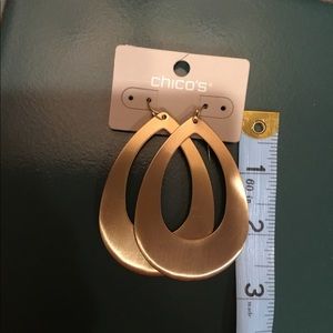 Chico’s gold hoop earrings